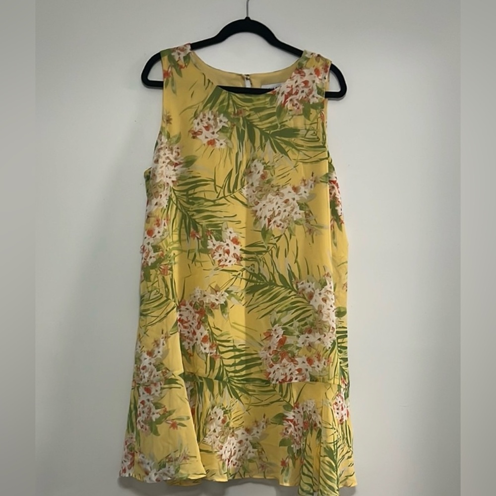 Emma & Michele Yellow Floral Dress